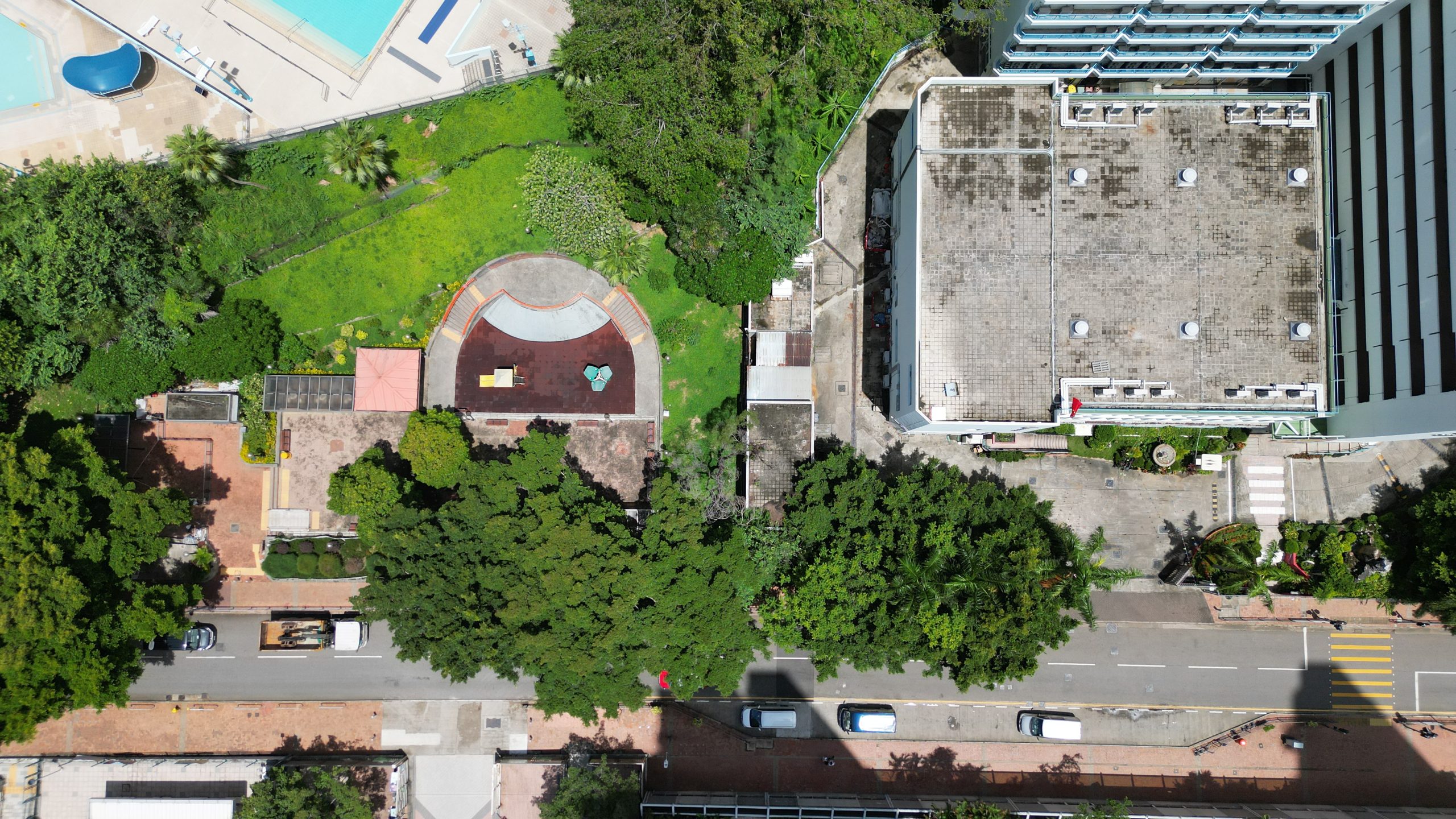 drone survey inspection in Hong Kong building