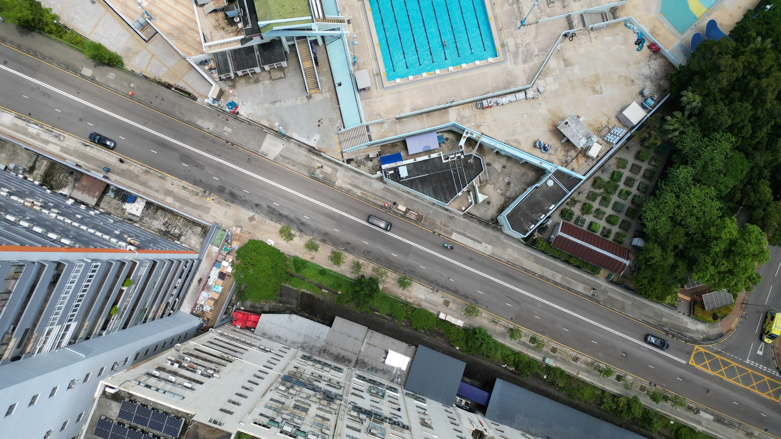 drone survey inspection in Hong Kong building