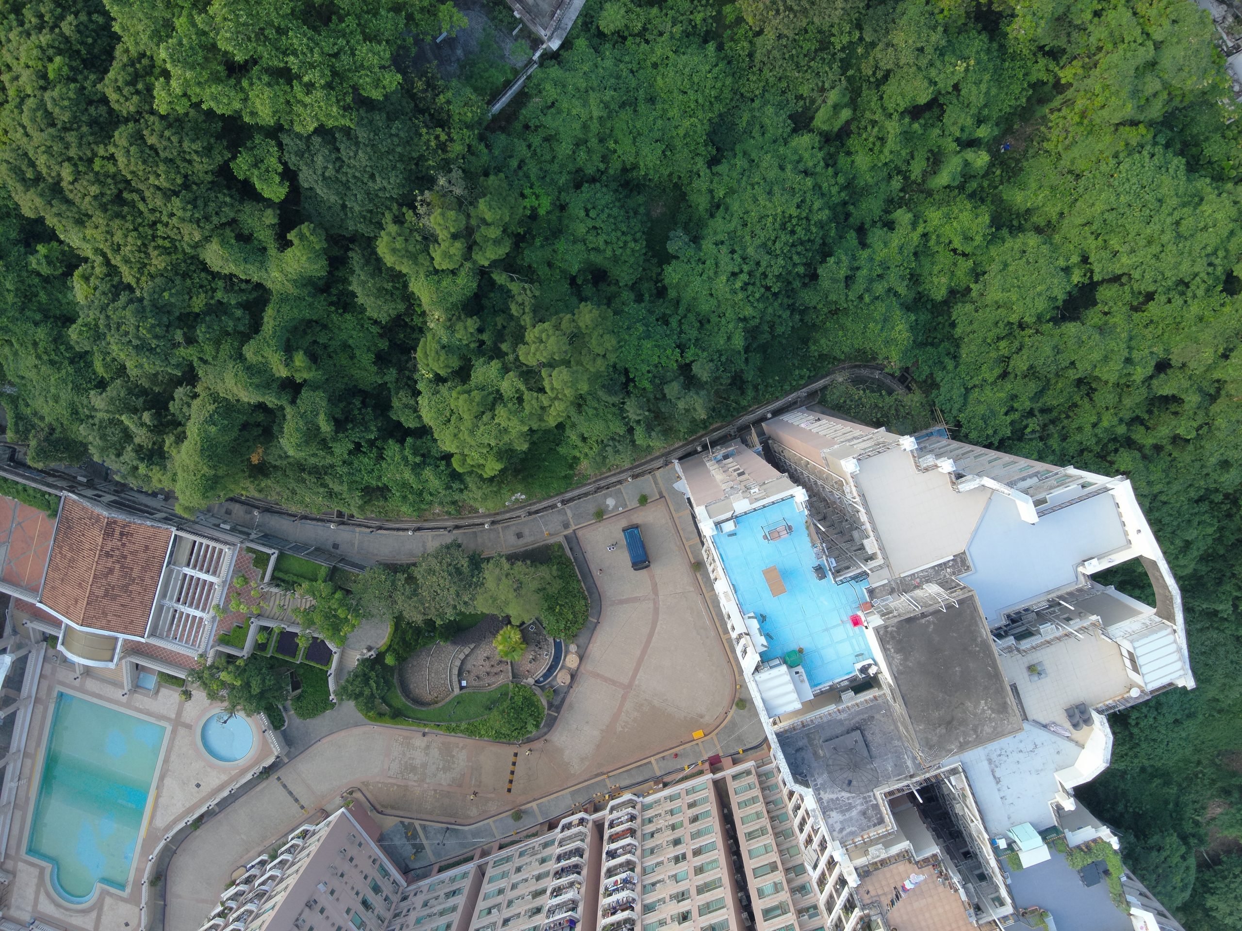 drone survey inspection in Hong Kong building