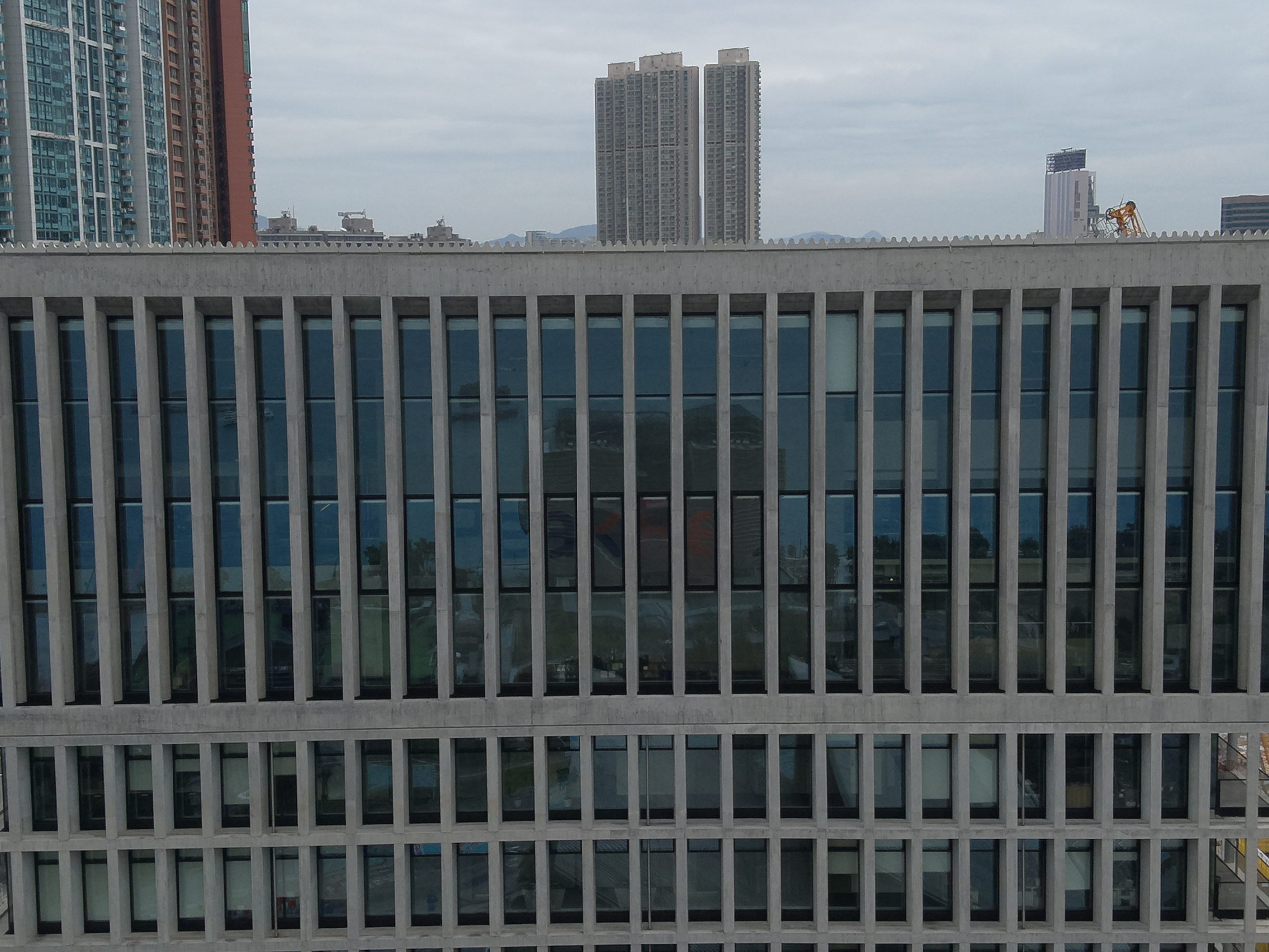 drone survey inspection in Hong Kong building
